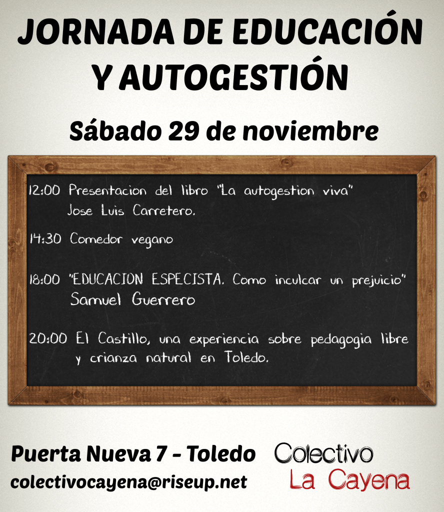 Jornada de educación y autogestión